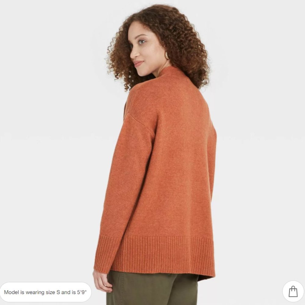 Cozy Rust-Color Cardigan - Picture 6 of 11